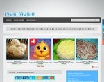 Скриншот страницы сайта plus-music.org