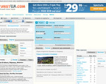 Скриншот страницы сайта turistua.com