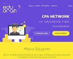 Скриншот страницы сайта edugram.com
