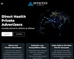 Скриншот страницы сайта invictusmedia.co