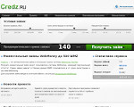 Скриншот страницы сайта credz.ru