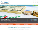Скриншот страницы сайта popcash.net