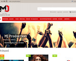 Скриншот страницы сайта mjproduction.ee