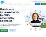Скриншот страницы сайта salesforce.com