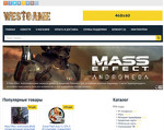 Скриншот страницы сайта westgame.ninja