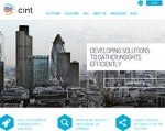 Скриншот страницы сайта cint.com