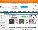 Скриншот страницы сайта mirsantekhniki.ru