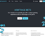 Скриншот страницы сайта arbitrage-bets.com