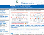Скриншот страницы сайта economic.kurganobl.ru