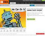 Скриншот страницы сайта crestock.com
