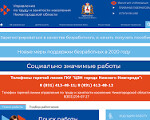 Скриншот страницы сайта czn.nnov.ru