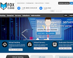 Скриншот страницы сайта foxcloud.net