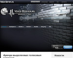 Скриншот страницы сайта voice-server.ru