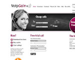 Скриншот страницы сайта voipgain.com