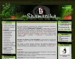 Скриншот страницы сайта shamanika.ru