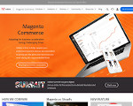 Скриншот страницы сайта magento.com
