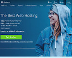 Скриншот страницы сайта bluehost.com