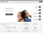 Скриншот страницы сайта cheapvoip.com
