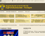 Скриншот страницы сайта rosnedra.gov.ru