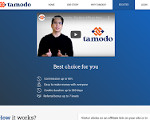 Скриншот страницы сайта tamodo.com