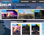Скриншот страницы сайта perfectgames.com.ua