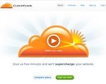 Скриншот страницы сайта cloudflare.com