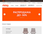 Скриншот страницы сайта mebelaero.ru